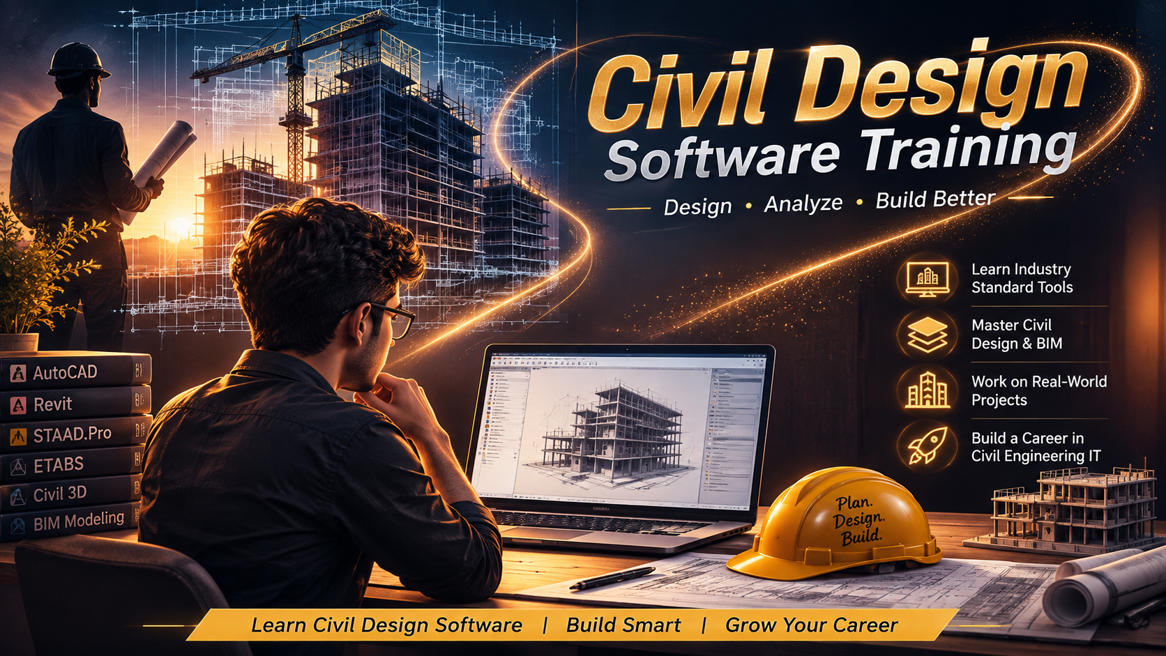 Civil Engineering CAD & BIM Workstation at DCICI Indore